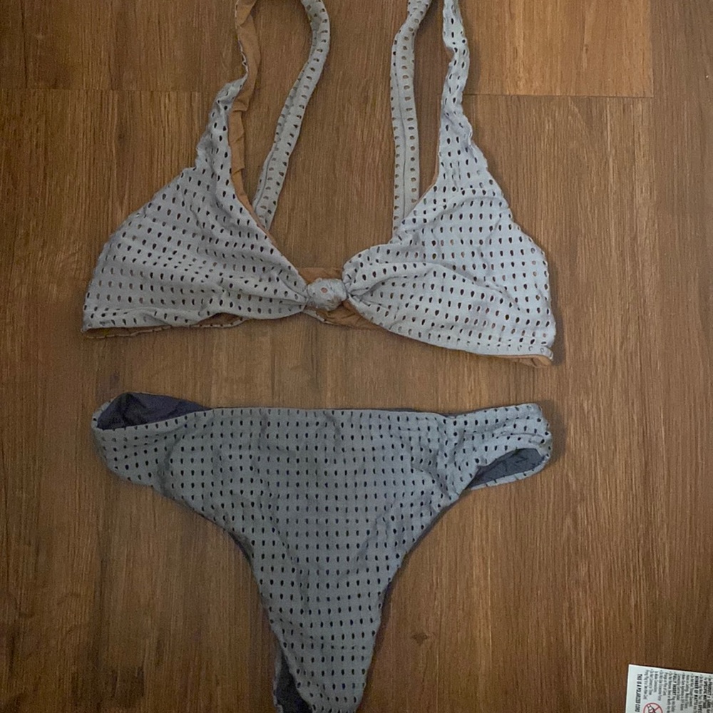 Acacia baby blue mesh set